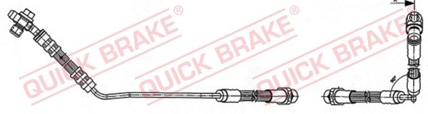 QUICK BRAKE Тормозной шланг 59.941X